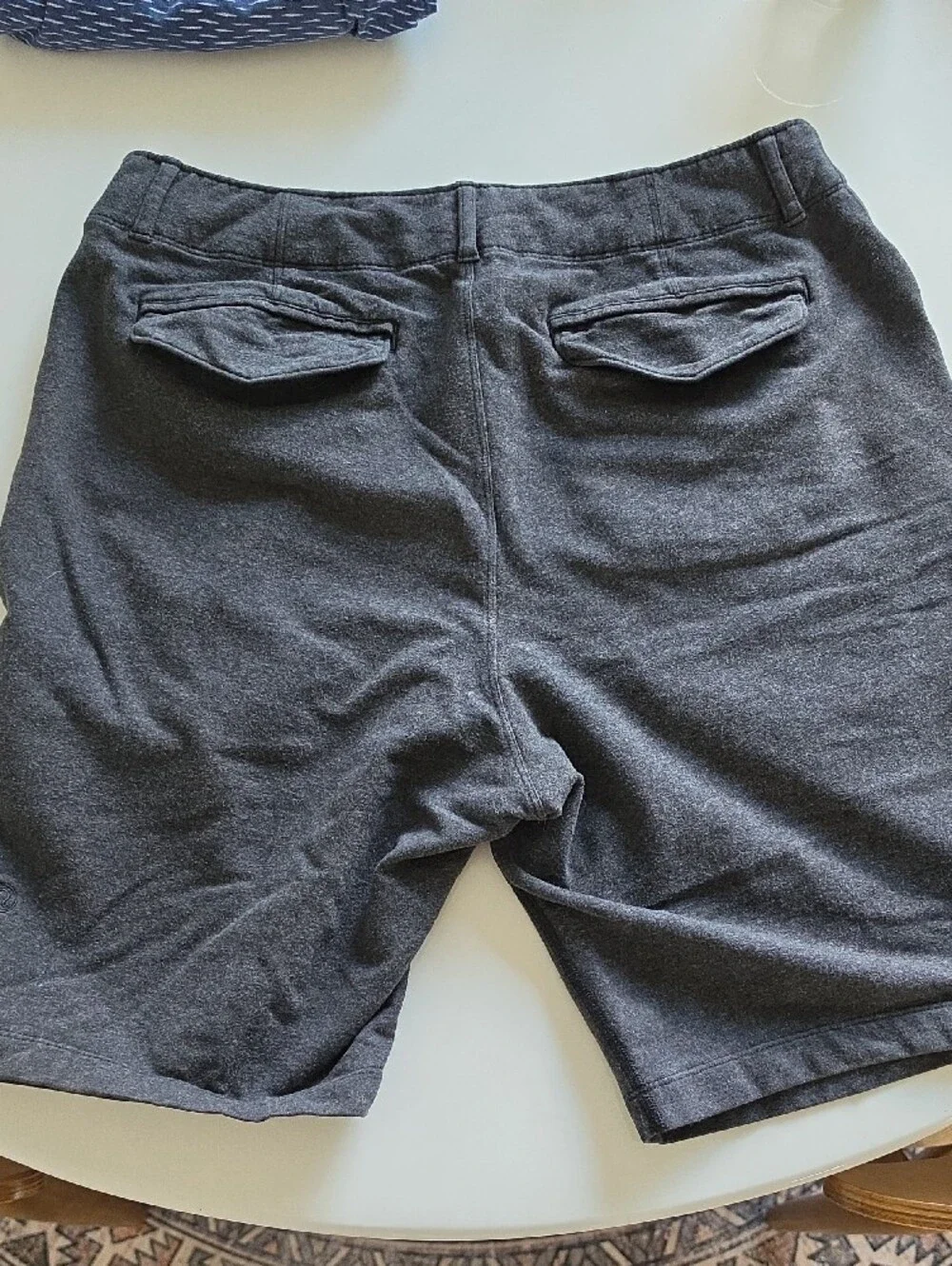 Lululemon Men's Flat Front Gray Performance Shorts